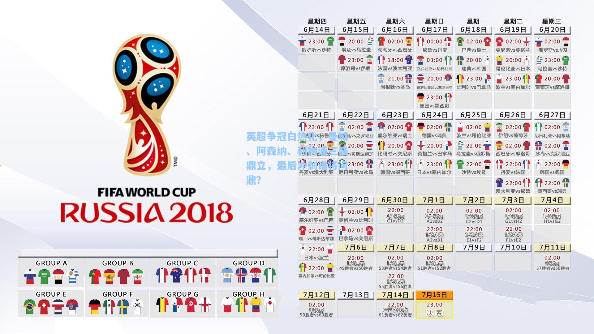 英超争冠白热化，曼城、阿森纳、利物浦三强鼎立，最后冲刺谁将问鼎？